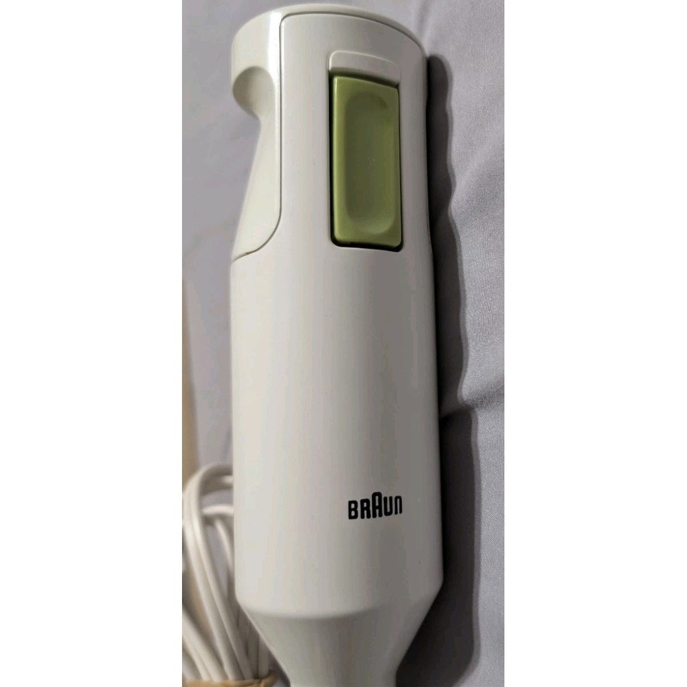 VTG Braun MR370 Hand Blender Immersion Stick + Chopper Attachment Tested w/ Box - Picture 3 of 10